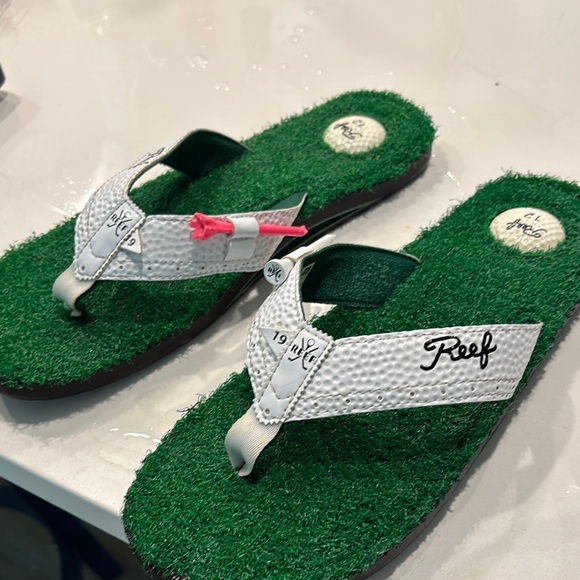 Reef 19th Hole Special Edition Sandals Size 12 - Picture 5 of 6
